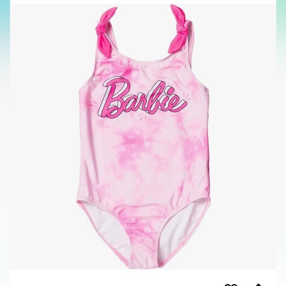 Barbie Girls UPF 50+ One Piece Bathing Suit NWT 14/16